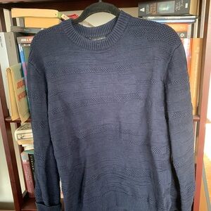 French Connection Men's Navy Crewneck Sweater